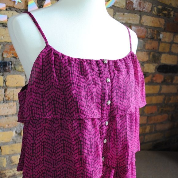 NWT A.N.A. Layered Ruffle Tank - Picture 2 of 8